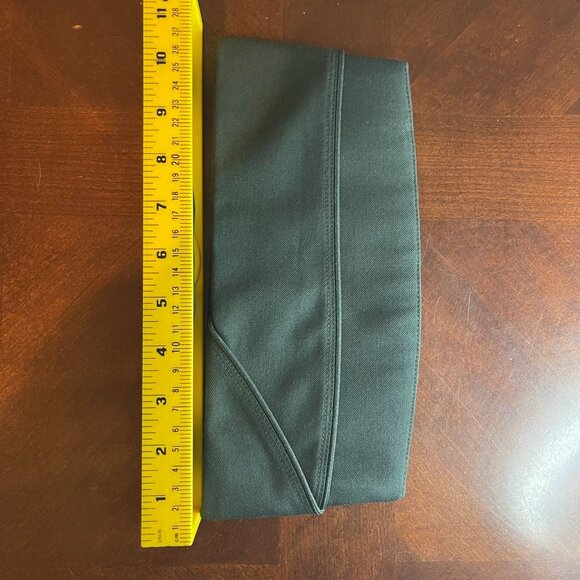 Mens Garrison Cap 7 3/8 Green Wool Blend With Bernard Cap Co. Badge - Picture 7 of 7